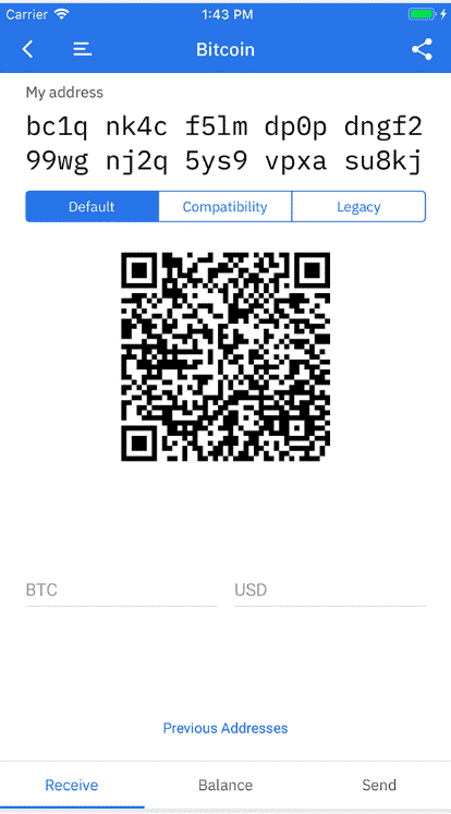 Bitcoin wallet