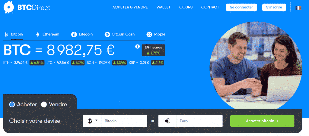 Lancement du nouveau site BTCDirect